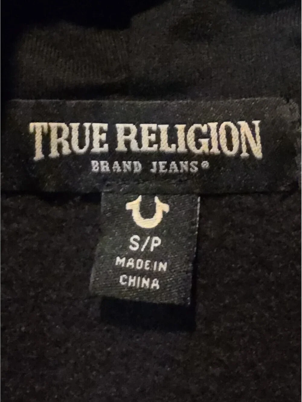 True Religion  Buddah World Tour Fashion For The Senses Velvet Patch Full Zip  S